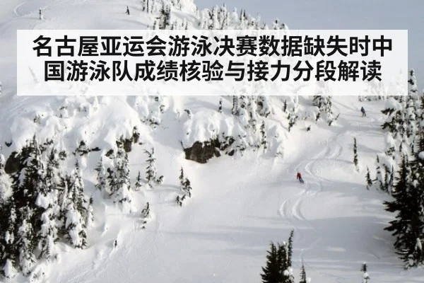 名古屋亚运会游泳决赛数据缺失时中国游泳队成绩核验与接力分段解读